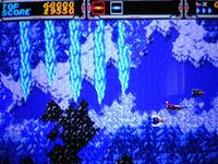 une photo d'Ã©cran de Thunder Force 3 sur Sega Megadrive